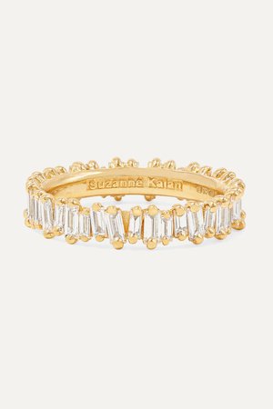 Gold 18-karat gold diamond ring | Suzanne Kalan | NET-A-PORTER