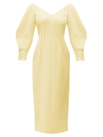Emilia Wickstead light yellow dress