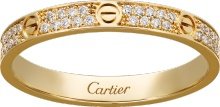 CRB4218000 - LOVE ring, SM - Yellow gold, diamonds - Cartier