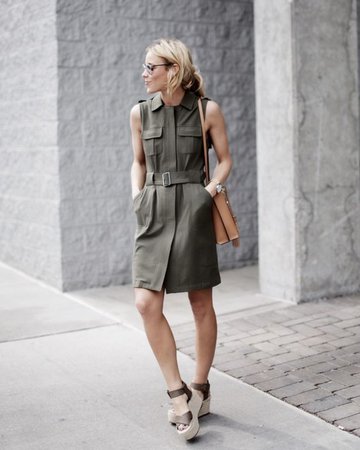 Olive Green Dress: 15 Stylish and Trendy Outfit Ideas - FMag.com
