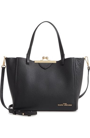 The Marc Jacobs The Kiss Lock Mini Leather Tote | Nordstrom