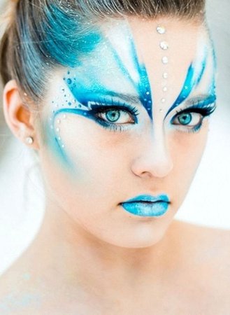 Blue Fairy Makeup