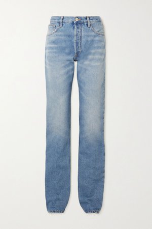 Blue High-rise straight-leg jeans | The Attico | NET-A-PORTER