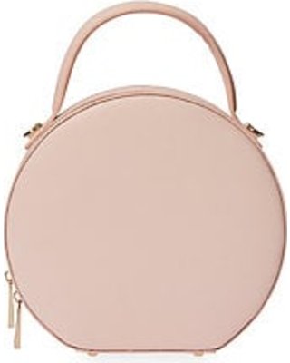 Hot Sale: TDE Women's Leather Circle Bag - Pale Pink