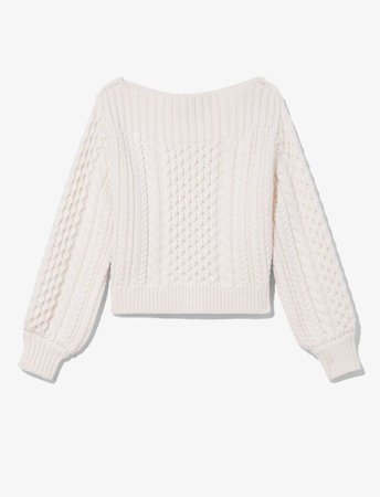 Proenza Schouler Chunky Cableknit Sweater
