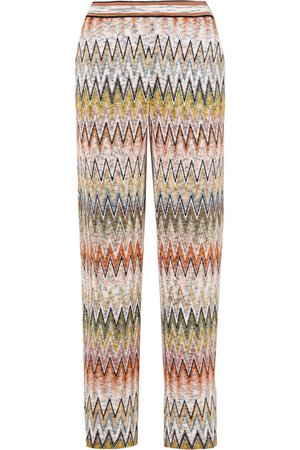 Missoni | Crochet-knit straight-leg pants | NET-A-PORTER.COM