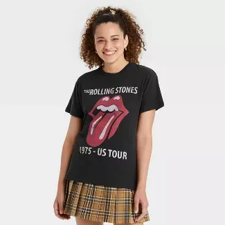Women's The Rolling Stones Short Sleeve Graphic T-shirt : Target