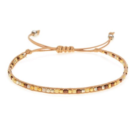 LUBINGSHINE fait à la main bohême armure corde chaîne Bracelets pour femme hommes cristal perles de rocaille breloques bracelet bijoux de mode|Charme Bracelets| - AliExpress