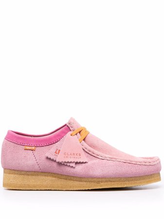 Clarks X Levi Wallabee lace-up shoes - FARFETCH