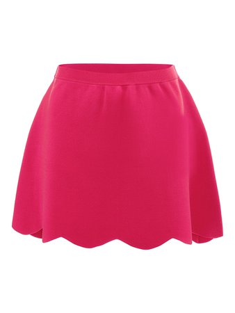 Shop JW Anderson Scalloped-Hem Miniskirt | Saks Fifth Avenue