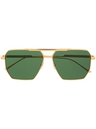 Bottega Veneta Eyewear Oversized square-frame Sunglasses - Farfetch