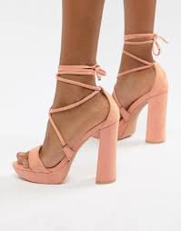peaches and cream heels with straps – Google-haku