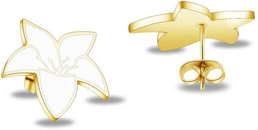 Amazon.com: Mulan Jewelry Mulan Earrings White Flower Earrings Mulan Quote Gift for Women (Mulan Ear G): Clothing, Shoes & Jewelry