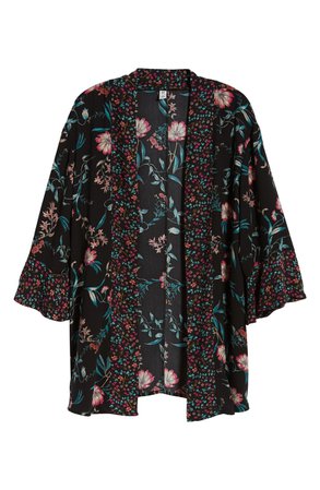 BP. Mixed Floral Kimono | Nordstrom