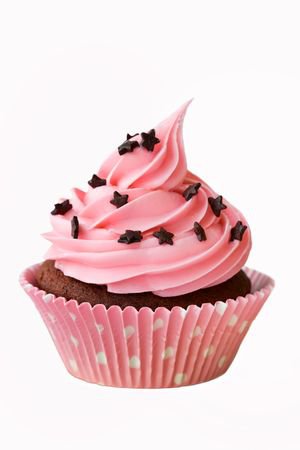 Pink Cupcake Stock Photo, Picture And Royalty Free Image. Image 6570035.