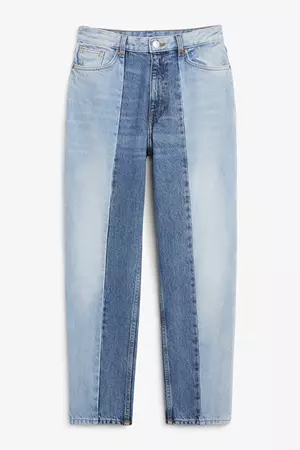 Taiki two-tone jeans - Two-tone blue - Jeans - Monki GB