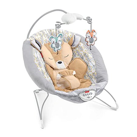 Amazon.com: Fisher-Price Fawn Meadows Deluxe Bouncer: Toys & Games