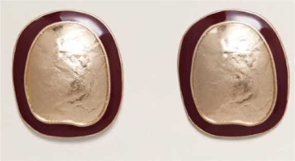 mango metal earrings