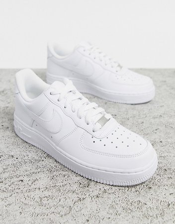 Nike White Air Force 1 '07 Trainers | ASOS