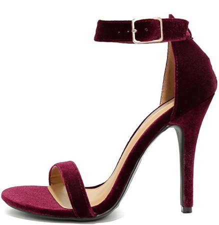 burgundy heels