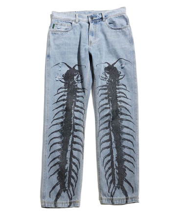 camogore / centipede jeans