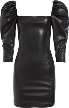 Frances Vegan Leather Mini Dress