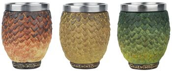 Dragon Eggs - Drogon, Rhaegal, Viserion | Game Of Thrones Shot Glasses Set | EMP