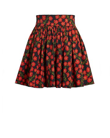 Agua by Agua Arandano Floral Cotton Mini Skirt | INTERMIX®