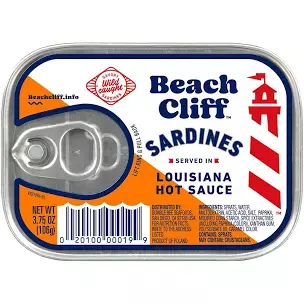sardines louisiana hot sauce