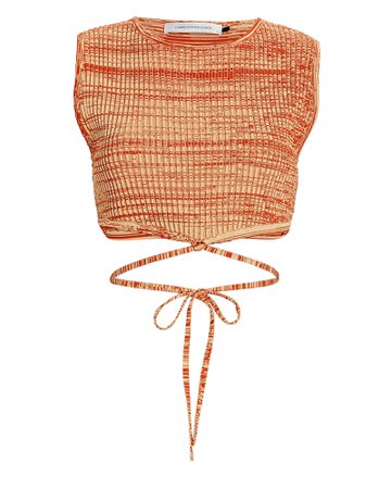 Christopher Esber Space Dye Knit Crop Top | INTERMIX®