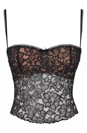 HOUSE OF CB Lace Corset Top | Nordstrom