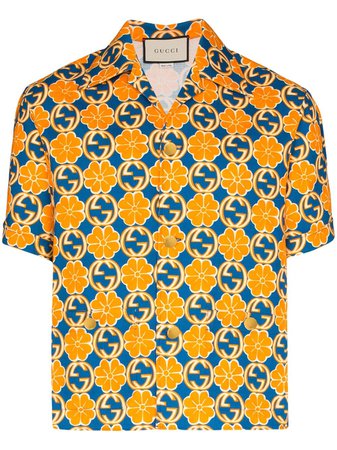 Gucci Logo Print Shirt - Farfetch