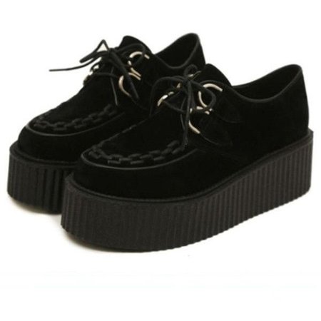 Black Suede Creepers