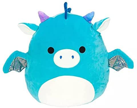 Amazon.com: Squishmallows Oficial Kellytoy Tatiana The 8 inch Blue Dragon Squishy Soft Plush Toy Animal (8 Inch): Toys & Games