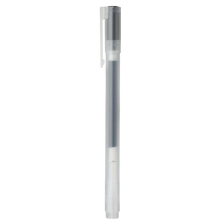Muji - Gel Ink Cap Type Ballpoint Pen 0.5mm in Black