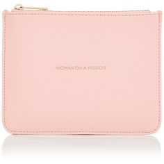 Estella Bartlett Woman On A Mission Small Pouch Wallet (1.175 RUB) ❤ liked on Polyvore featuring bags, wallets, light pink, coin pouch, zip pouch wallet, zip coin pouch, pouch wallet and zipper bag