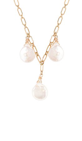 Natalie B Jewelry Pearls Of Wisdom Necklace in Gold | REVOLVE