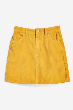 Mustard Corduroy Skirt - Skirts - Clothing - Topshop USA