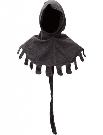 Woolen hood with festoons and a long tail – Wargear