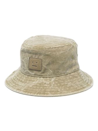 Acne Studios logo-patch Bucket Hat - Farfetch