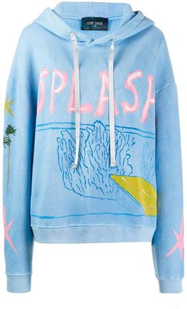 Lost Daze Splash Cloud Dye hoodie
