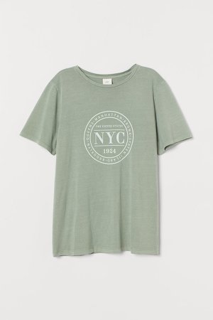 Printed T-shirt - Green