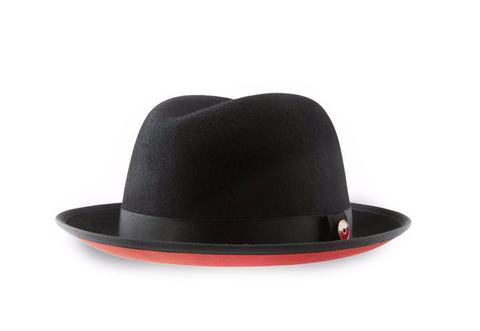 Fedora Hat - Men and Women's Red Brim Fedora Hat By Keith and James – Keith And James