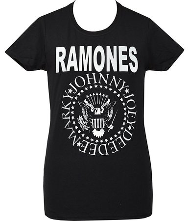 Womens Ramones T-Shirt American USA Punk Rock