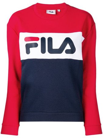 Fila logo print sweatshirt $88 - Buy SS19 Online - Fast Global Delivery, Price