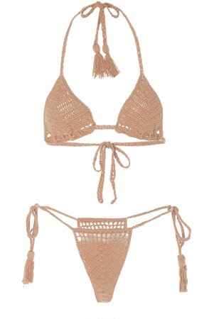 Akoia Swim Clio Crocheted Cotton Bikini Set