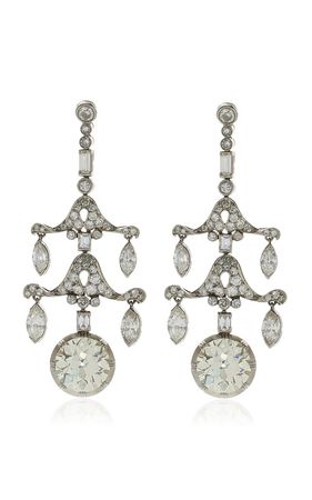 Art Deco Diamond Earrings, By Ravasco By Simon Teakle | Moda Operandi