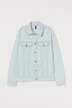 Denim Jacket - Pale denim blue - Ladies | H&M US