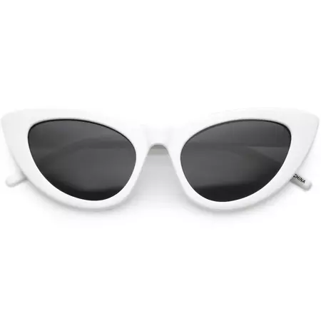 Women's Retro 1950's Oversize Cat Eye Sunglasses - zeroUV