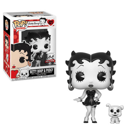 Betty Boop (w Pudgy) (Black and White) | Catalog | Funko - Everyone is a fan of something.